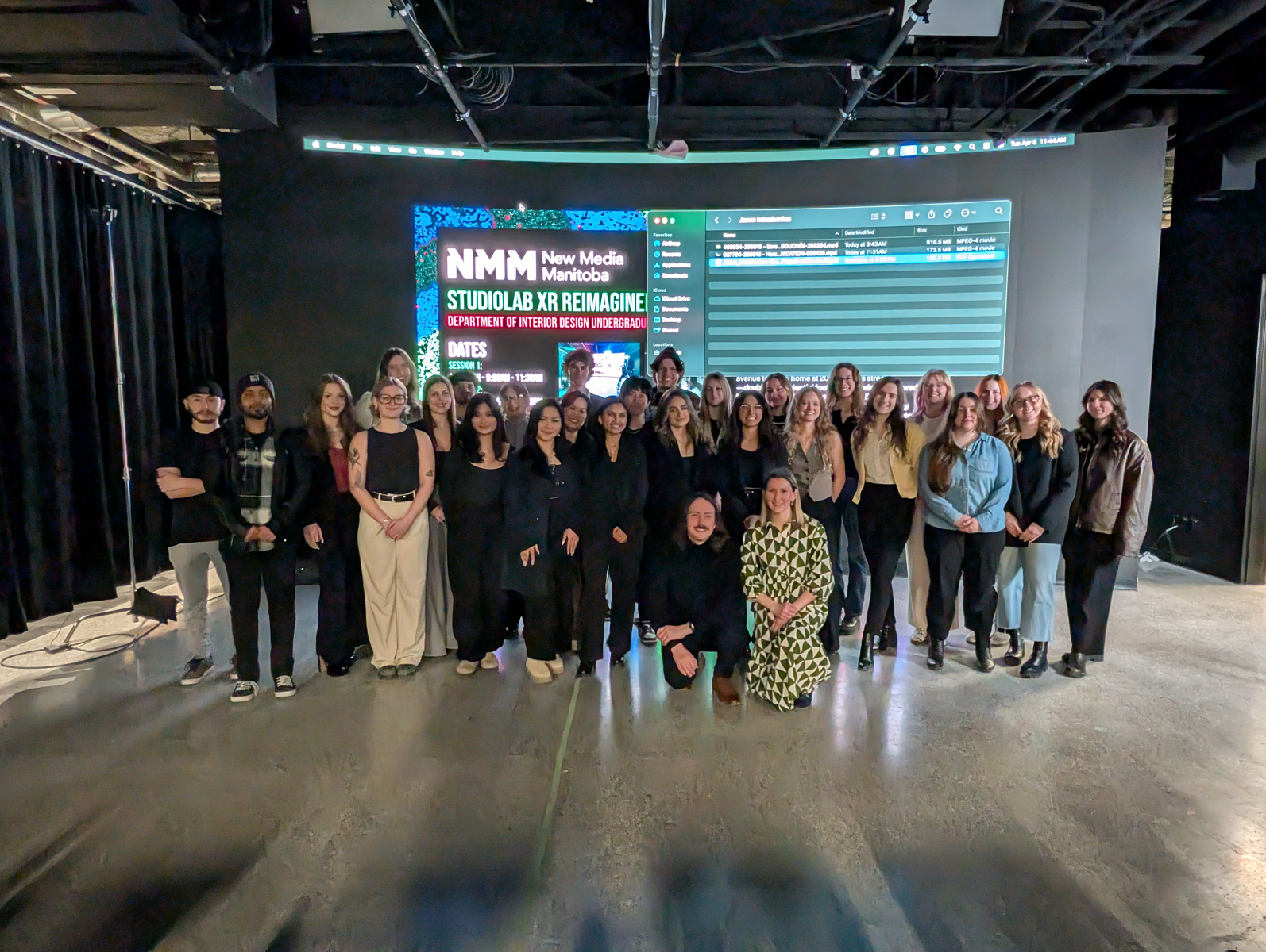 University of Manitoba students at StudioLab xR