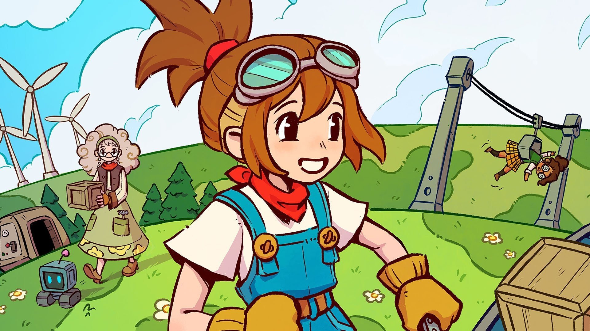 Key art for the Winnipeg made game "Little Rocket Lab"