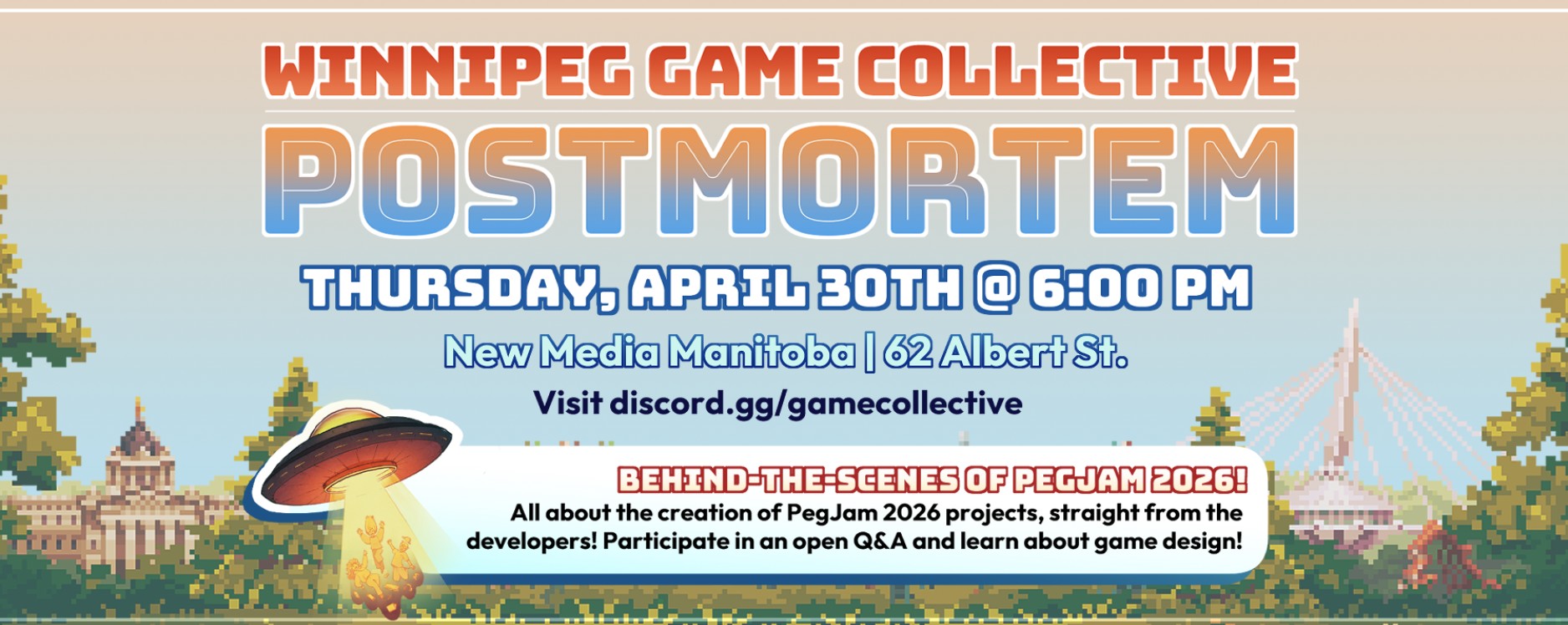 A behind the scenes look at Pegjam! See event page for details.