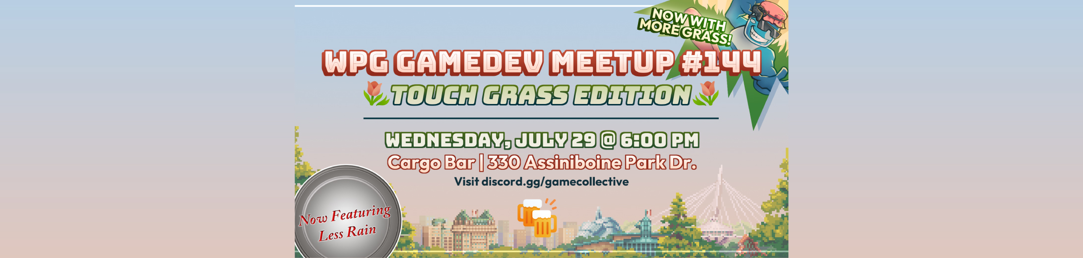 Winnipeg Game Collective Meetup 144 Touch Grass Edition